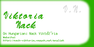viktoria nack business card